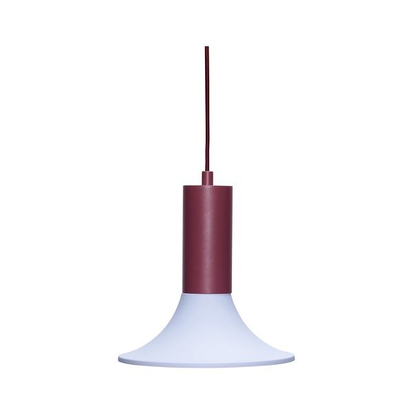 Bordo spalvos/šviesiai mėlynos spalvos iš metalo kabantis šviestuvas su pritemdymo funkcija ø 25 cm Luminary – Hübsch