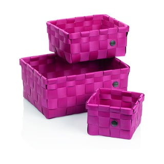 3 rožinių krepšių rinkinys Kela Neo