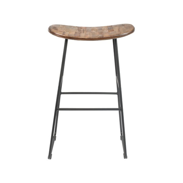 Natūralios spalvos baro taburetė 2 vnt. (sėdynės aukštis 62 cm) Tangle – White Label-image-2