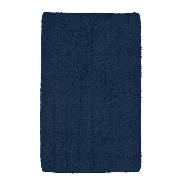 Tamsiai mėlynas vonios kambario kilimėlis Zone, 50 x 80 cm