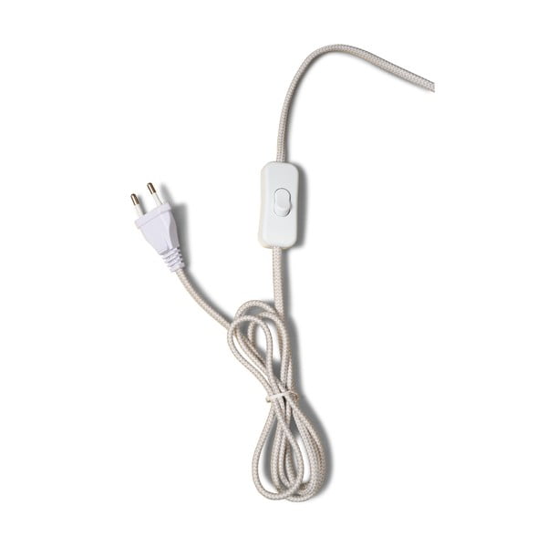 Stalinis šviestuvas baltos spalvos (aukštis 75 cm) su tekstiliniu gaubtu Reykjavik – it's about RoMi-image-3