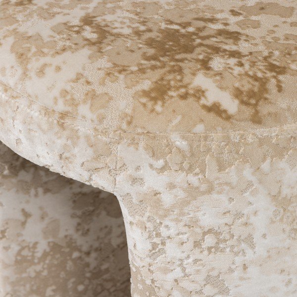 Smėlio spalvos iš audinio taburetė Charlie – WOOOD-image-3