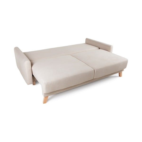 Smėlio spalvos sofa-lova Bonami Selection Pop-image-4