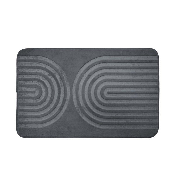 Antracito spalvos vonios kilimėlis 45x75 cm Allure – douceur d'intérieur