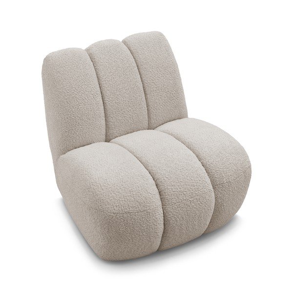 Smėlio spalvos iš boucle krėslas Janissaire – Bobochic Paris-image-4
