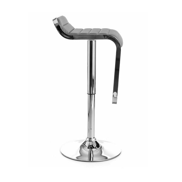 Pilkos spalvos iš audinio baro taburetė reguliuojamo aukščio (sėdynės aukštis 58 cm) Snappy – Tomasucci-image-1