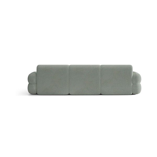 Mėlynos spalvos kampinė sofa iš šenilinio audinio (su dešiniuoju kampu/su gultu) Neo – Micadoni -image-3