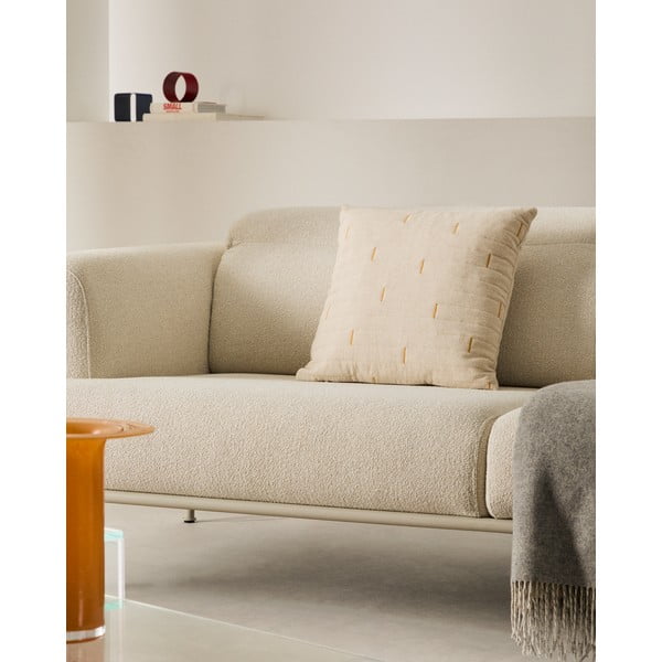 Iš lino mišinio dekoratyvinis pagalvės užvalkalas 45x45 cm Blaina – Kave Home-image-3