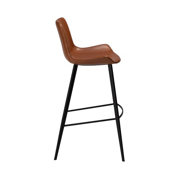 Ruda baro kėdė iš odos imitacijos DAN–FORM Denmark Hype, aukštis 103 cm-image-3
