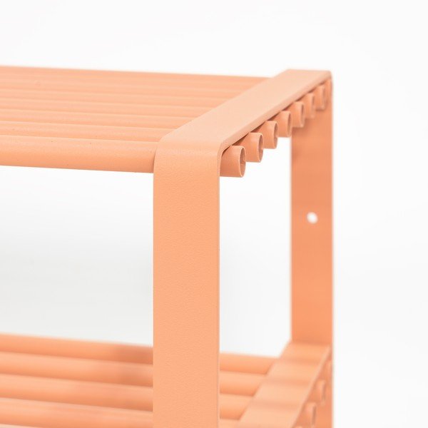 Rausvos spalvos iš plieno spintelė batams 100x48,5x29 cm Rex – Spinder Design-image-3