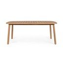 Iš akacijos masyvo sodo valgomojo stalas 99x183 cm Pablo – Bizzotto