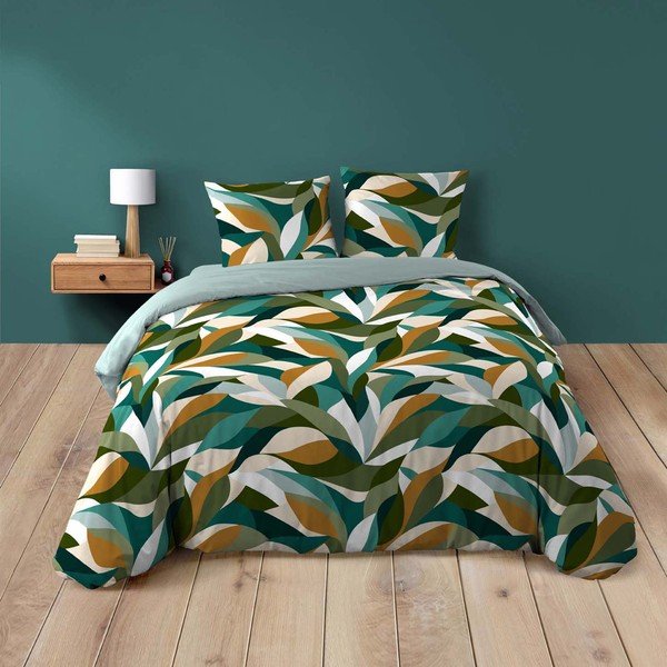 Iš medvilnės dvigulė/itin ilga patalynė 3 dalių 240x220 cm Swan – douceur d'intérieur