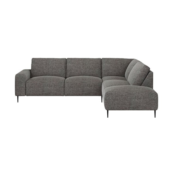Pilka kampinė sofa Ghado Tendo, dešinysis kampas-image-2