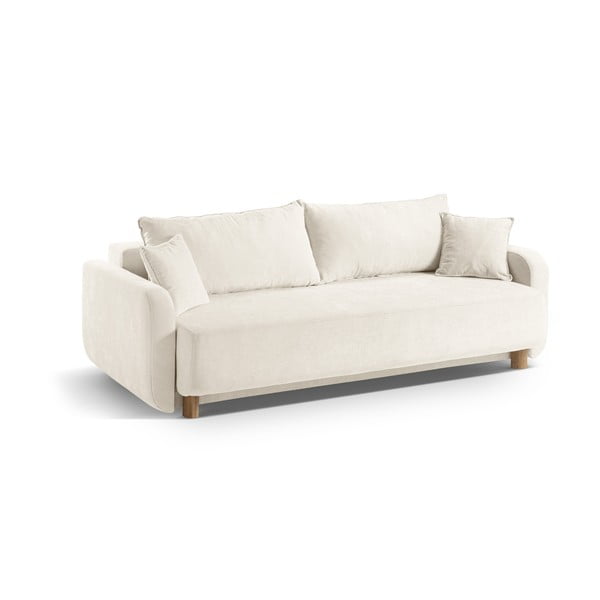 Kreminės spalvos sulankstoma/su sandėliavimo vieta sofa 231 cm Elen – Micadoni -image-2