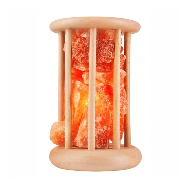Oranžinė druskos lempa, aukštis 24 cm Sally - LAMKUR