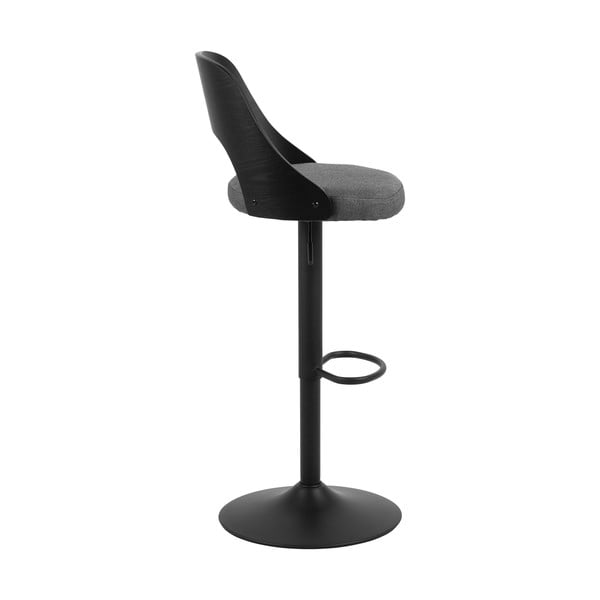 Tamsiai pilkos spalvos reguliuojamo aukščio baro taburėtės 2 vnt. (sėdynės aukštis 84 cm) Lucy – Actona-image-4