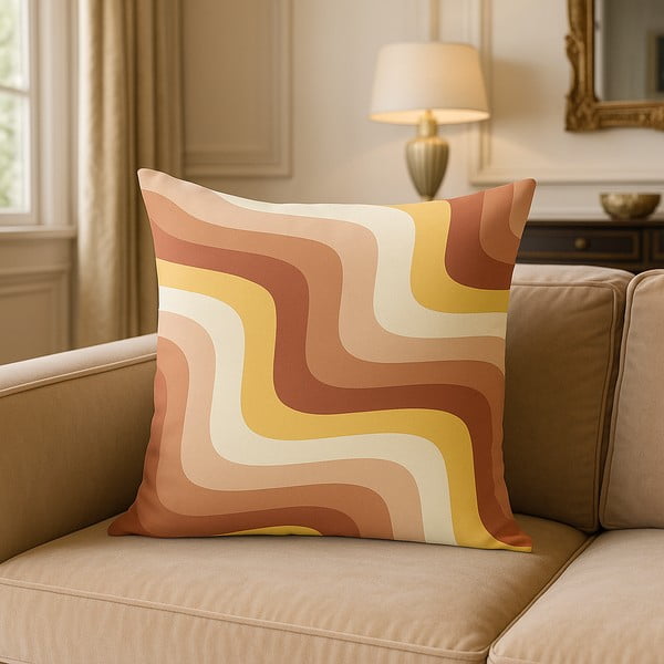 Dekoratyvinis pagalvės užvalkalas 43x43 cm Creamy Strawberry Swirl – Mila Home-image-3