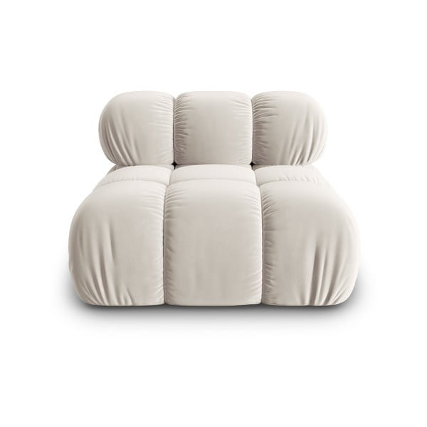 (modulinė) modulinė sofa smėlio spalvos iš velveto Bellis – Micadoni Home