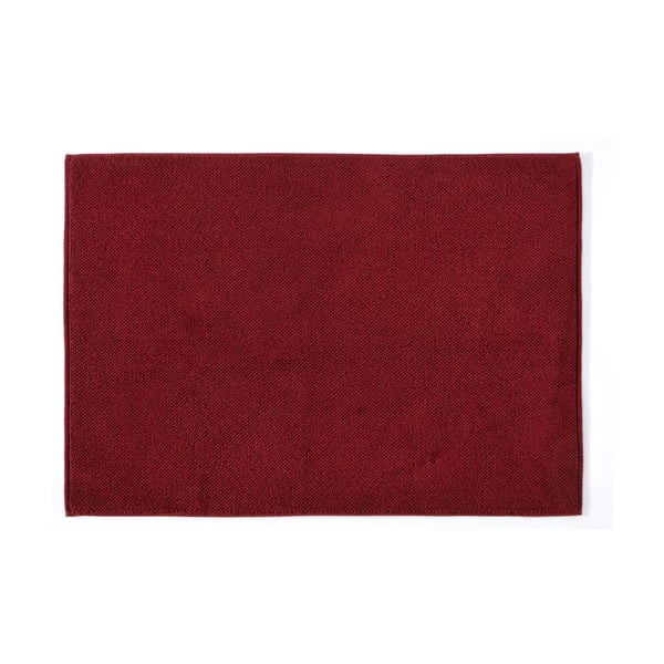 Raudonos spalvos medvilninis vonios kilimėlis Foutastic York, 60 x 90 cm