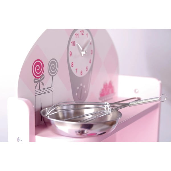 Rausva virtuvė vaikams "Roba Kids Cooker-image-2