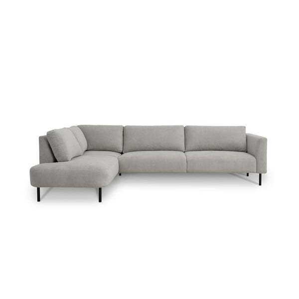 Kampinė sofa smėlio spalvos (su kairiuoju kampu) Hero – Scandic