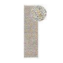 Rankų darbo iš vilnos mišinio kilimas kreminės spalvos 60x230 cm Minerals – Flair Rugs