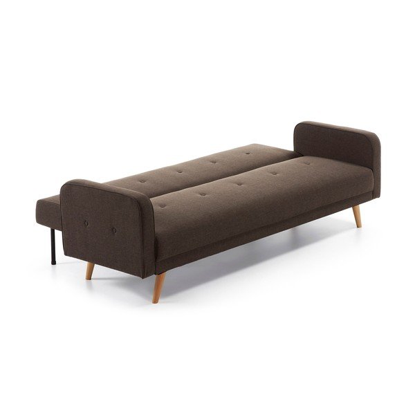 Tamsiai ruda sofa-lova La Forma Regor-image-3
