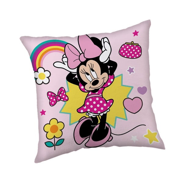 Fleece tipo vaikiška pagalvė 40x40 cm Minnie "Smile" – Jerry Fabrics