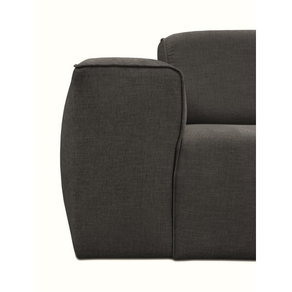 Tamsiai pilka trijų vietų sofa Cosmopolitan Design Phoenix-image-3