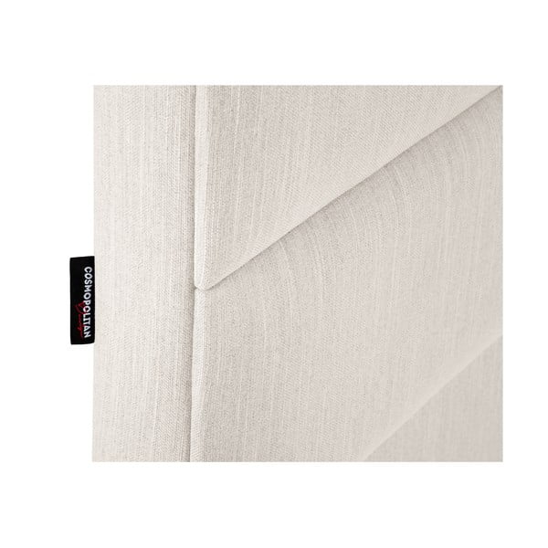 Smėlio spalvos minkštas lovos galvūgalis 160x120 cm NY - Cosmopolitan Design-image-4