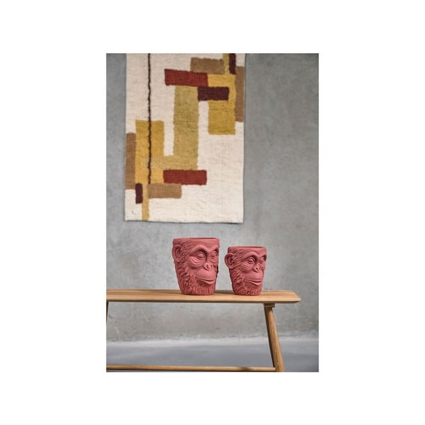 Raudonas vazonas Villa Collection Calbe, aukštis 19 cm-image-2