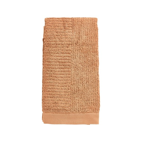 Geltonos spalvos iš frote audinio iš medvilnės rankšluostis 50x100 cm Classic – Zone