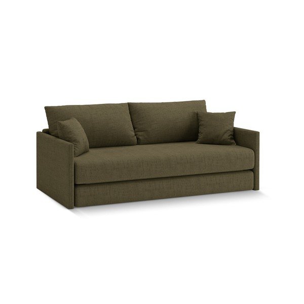 Žalios spalvos sulankstoma sofa iš šenilinio audinio 209 cm Shannon – Cosmopolitan Design-image-1