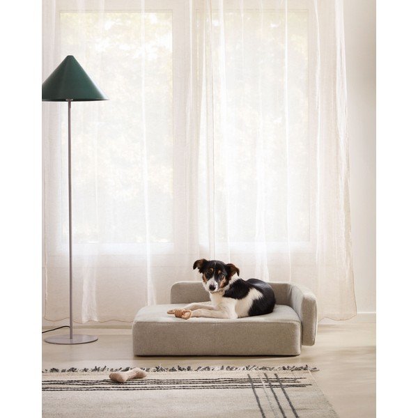 Smėlio spalvos šuns lova 96x70 cm Bowie - Kave Home-image-1