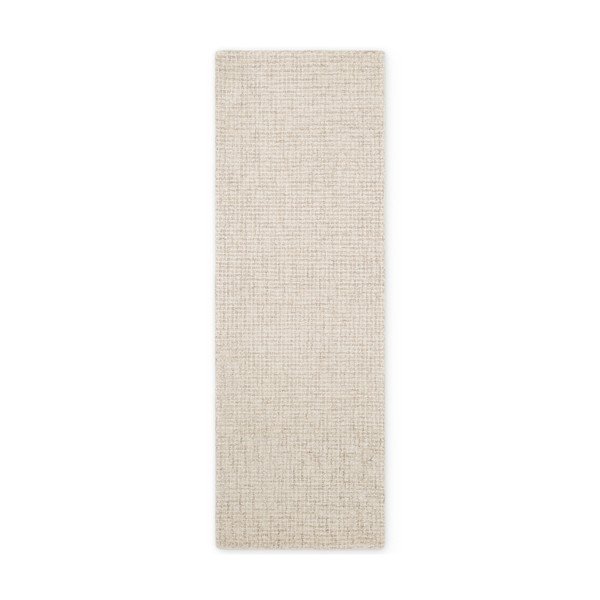 Smėlio spalvos iš vilnos kilimas 80x250 cm Eloise – Hanse Home