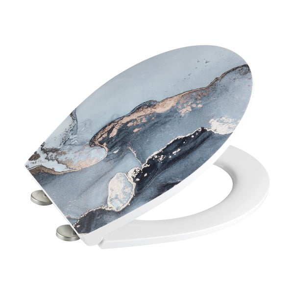 Tualeto sėdynė su automatiniu uždarymu 37,5 x 44,5 cm Licata - Wenko-image-4