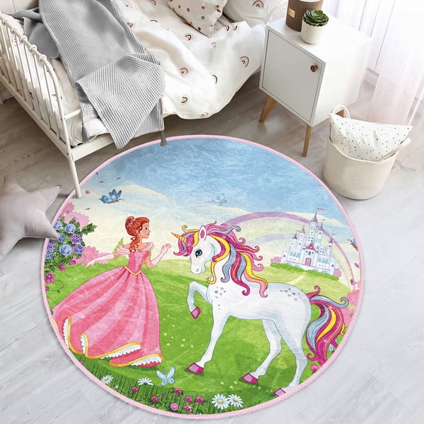 Vaikiškas kilimas ø 80 cm Comfort – Mila Home-image-2