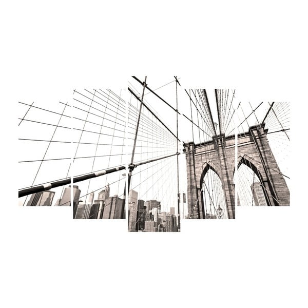 Daugiadalis 3D Art Gris tiltas, 102 x 60 cm