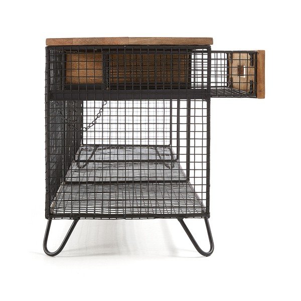 Televizoriaus spintelė iš mango medienos Kave Home Interni, 120,5 x 46 cm-image-3