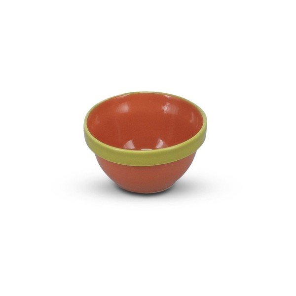 Žalios spalvos/oranžinės spalvos iš akmens masės mažas dubuo 170 ml Duo – ONA