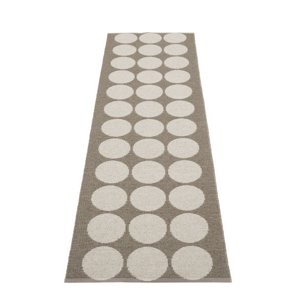 Rudos spalvos/smėlio spalvos lauko kilimas 70x240 cm Hugo Walnut Linen – Pappelina