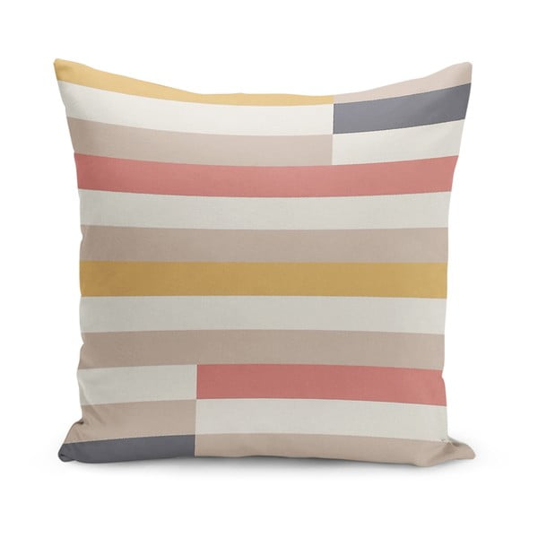 Dekoratyvinis pagalvės užvalkalas 43x43 cm Rosy Bandas – Mila Home
