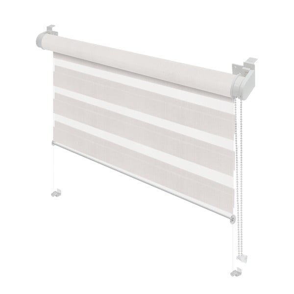 Baltos spalvos diena ir naktis roletai 97x150 cm Zebra – Gardinia-image-1