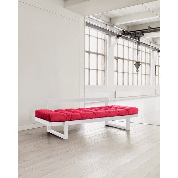 Sofa "Karup Edge" balta/rožinė-image-1