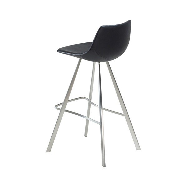 Juoda baro kėdė su plieno kojomis DAN-FORM Pitch-image-3