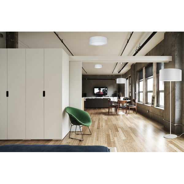 Baltas lubinis šviestuvas Sotto Luce MIKA, ⌀ 30 cm-image-1