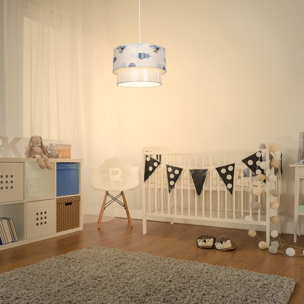 Baltai mėlynas vaikiškas šviestuvas - Squid Lighting-image-1