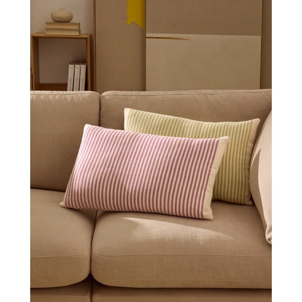Iš medvilnės dekoratyvinis pagalvės užvalkalas 40x60 cm Lioris – Kave Home-image-1