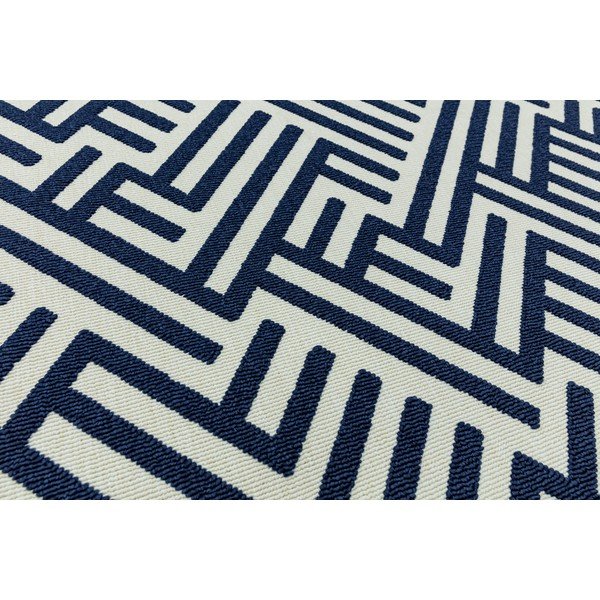 Mėlynos ir baltos spalvos kilimas Asiatic Carpets Linear, 80 x 150 cm-image-1