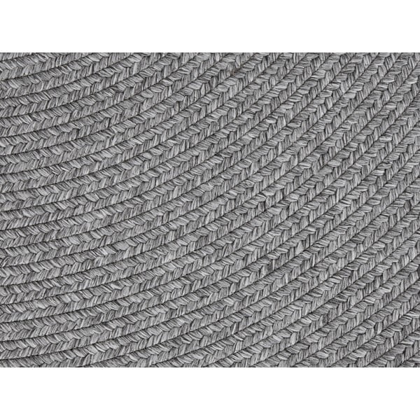 Pilkas apvalus lauko kilimas ø 200 cm - NORTHRUGS-image-3